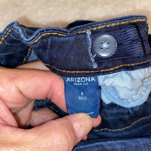 Girls Size 8 Jean Shorts Lot of 3 Arizona & VIGOSS - Picture 11 of 16